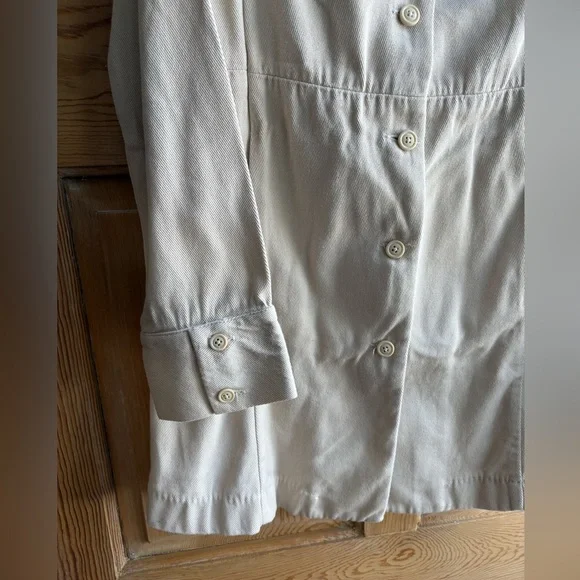 90s GAP 100% Cotton Jacket in Cream Size Large - Picture 6 of 12